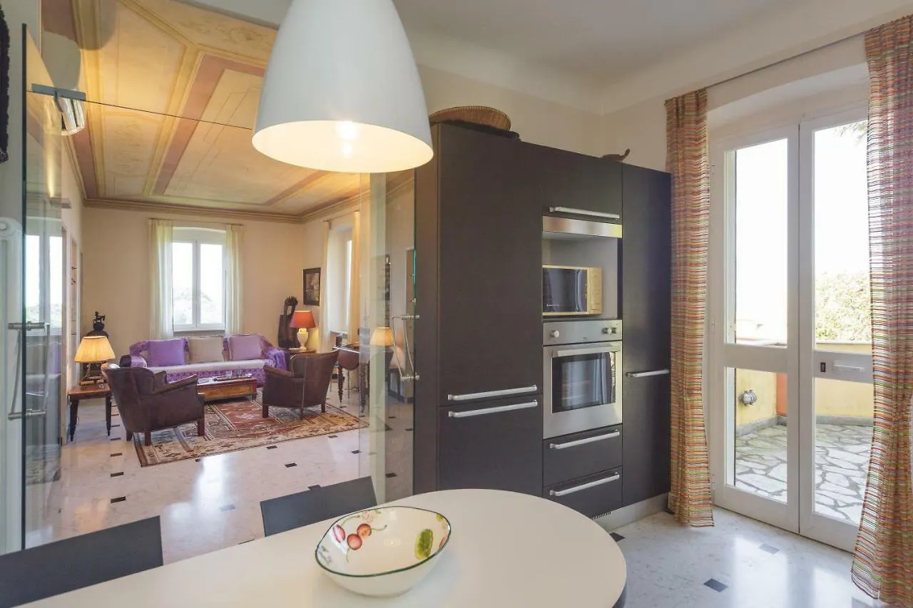 Villa Aurora Relax Con Vista Mare E Piscina Camogli
